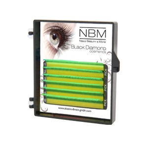 BDC Neon Lashes B-Curl 0,07 Mix green - NBM