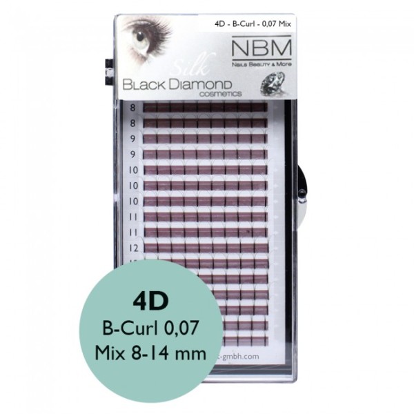 BDC 4D-Lashes B-Curl 0,07 Mix - NBM