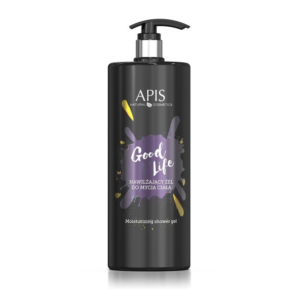 GOOD LIFE, Feuchtigkeitsspendendes Bade- und Duschgel 1L - APIS natural cosmetics