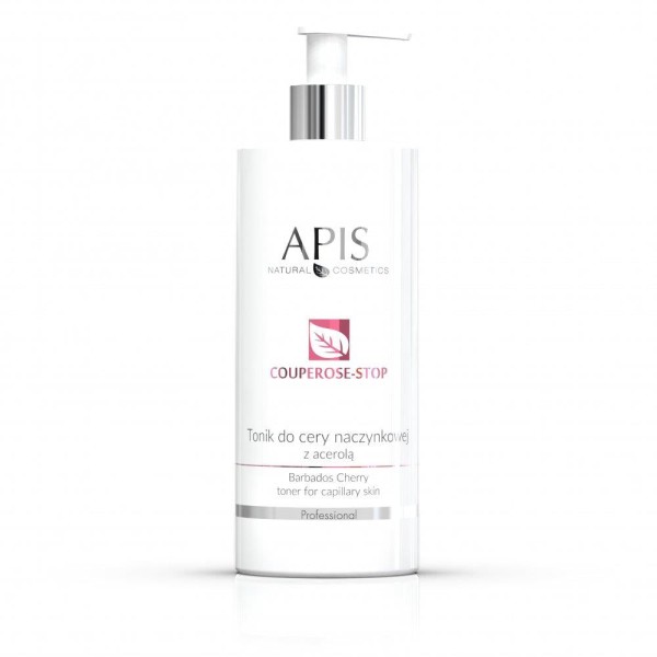 COUPEROSE - STOP, Gesichtswasser für Couperose-Haut mit Acerola 500ml - APIS natural cosmetics