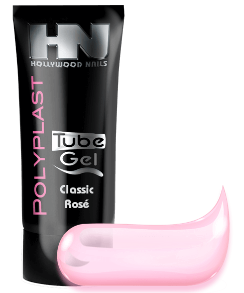 PolyPlast Tube Gel Classic Rosé 30g Poly Gel Acryl Gel - HN (Hollywood Nails)
