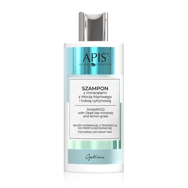OPTIMA, Shampoo mit Mineralien aus dem Toten Meer und Lemongras, 300ml - APIS natural cosmetics