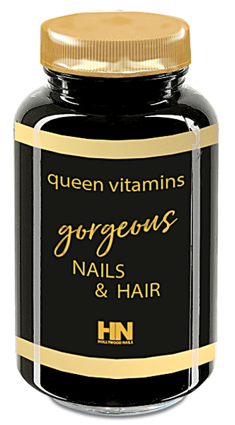 queen vitamins gorgeous NAILS & HAIR - 180 Kapseln für 3 Monate - HN (Hollywood Nails)
