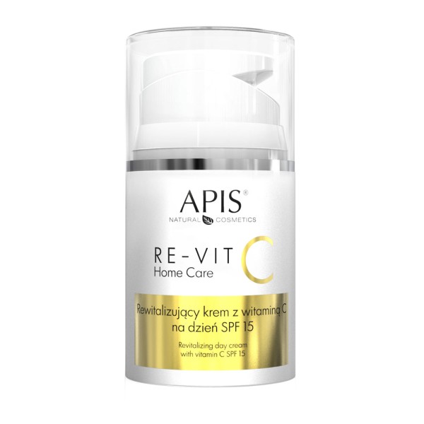 RE-VIT C, Revitalisierende Tagescreme mit Vitamin C, LSF 15, 50ml - APIS natural cosmetics
