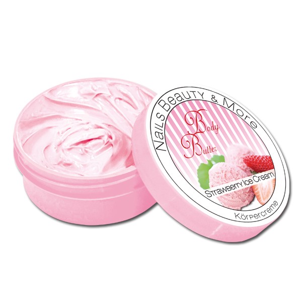 Body Butter strawberry ice cream 200g - NBM - geänderter Duft