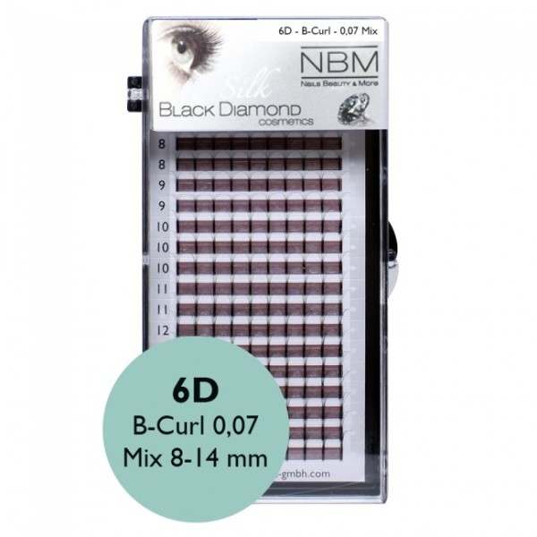 BDC 6D-Lashes B-Curl 0,07 Mix - NBM
