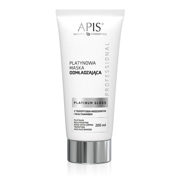 PLATINUM GLOSS, Anti - Aging Maske mit Kupfertripeptid und Niacinamid, 200 ml - APIS natural cosmeti