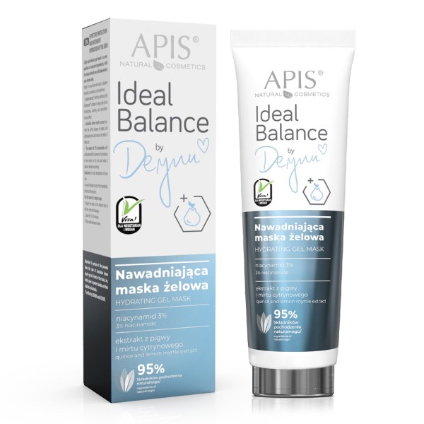 IDEAL BALANCE BY DEYNN, Feuchtigkeitsspendende Gelmaske, 100ml - APIS natural cosmetics