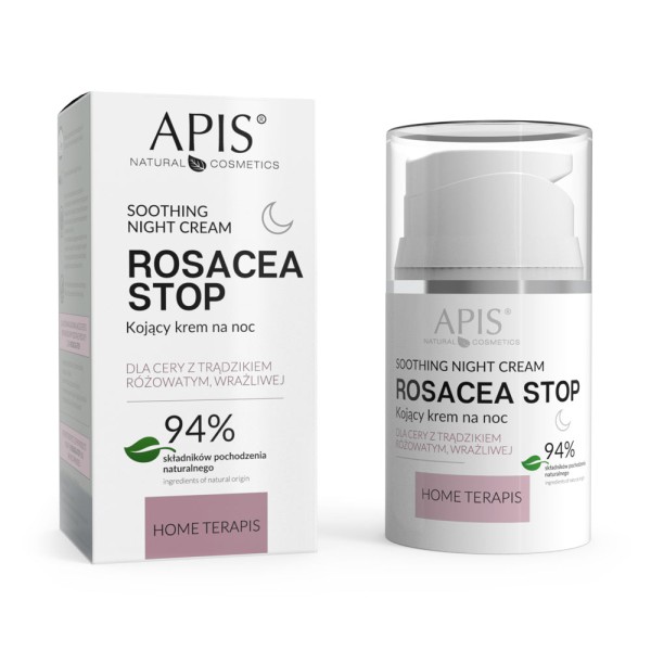 ROSACEA STOP Beruhigende Nachtcreme, 50ml - APIS natural cosmetics