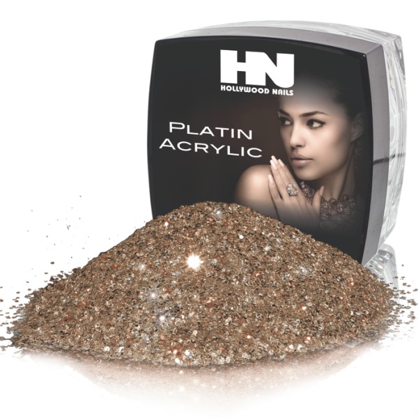 Glitter Powder BROWN SUGAR Nr: 275 10 g - HN (Hollywood Nails)