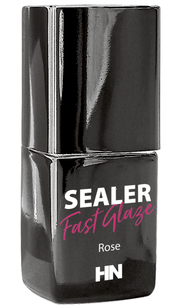 Fast Glaze Sealer UV Milky Rose 10 ml - HN (Hollywood Nails)