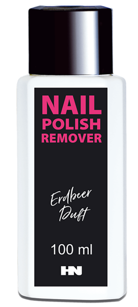Remover Nagellackentferner - Duft ERDBEER - 100ml - HN (Hollywood Nails)