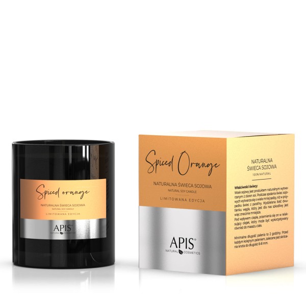 Natürliche Gewürz-Orangen Sojakerze, Duftkerze - APIS natural cosmetics
